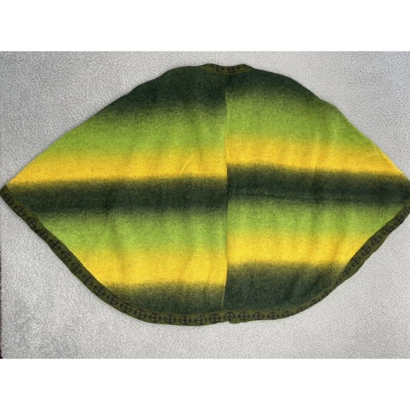 Lederlin Poncho Sweater Women One Size Green Cape Elfcore Fairycore Jumper - Picture 11 of 14